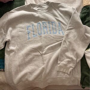 Olivelynn Gray Florida Sweatshirt